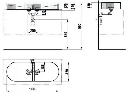 Тумба с умывальником Sonar