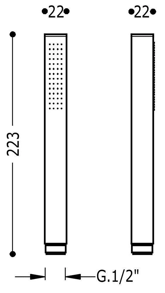 Ручной душ Tres Cuadro 00663901AC