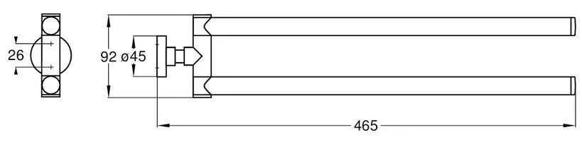 Рушникотримач Emco Eposa 0850 001 46