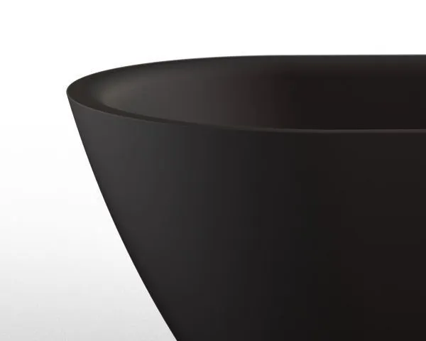 Пристінна ванна Knief Tidy tidy 0100-242 Черный матовый