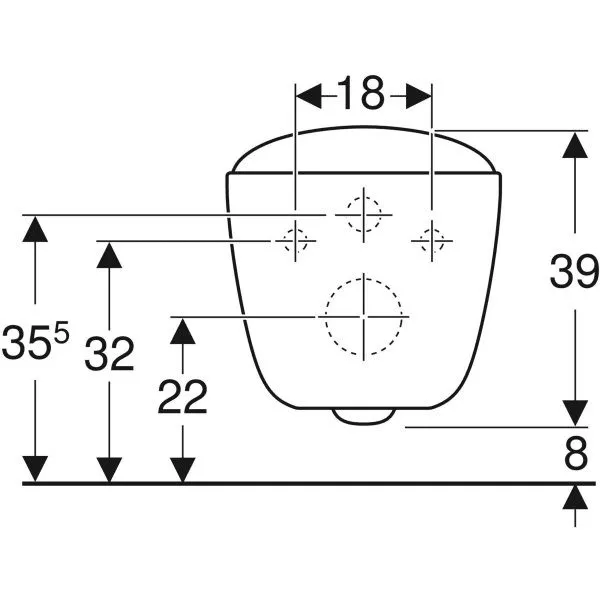 Унитаз подвесной Geberit CITTERIO