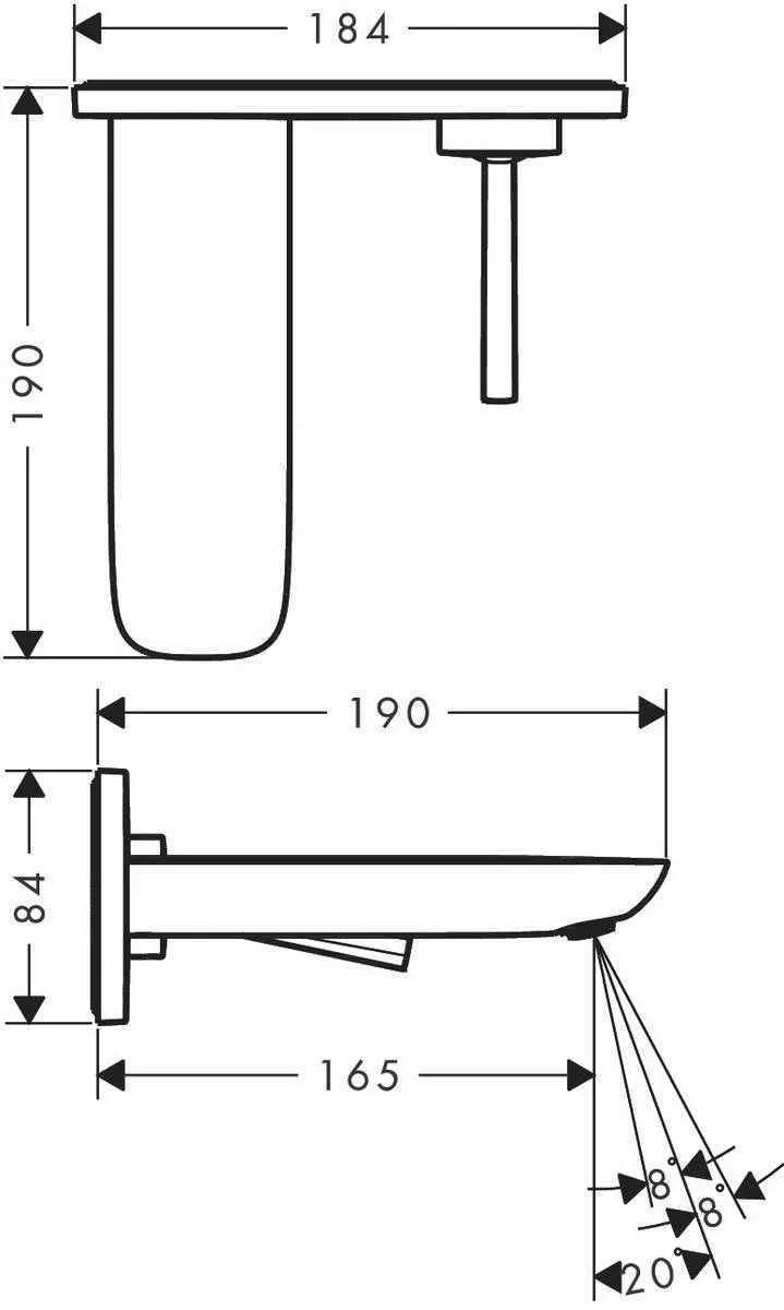 Змішувач на умивальник Hansgrohe PuraVida 15084000