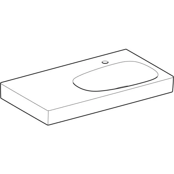 Умывальник подвесной Geberit CITTERIO 500.549.01.1