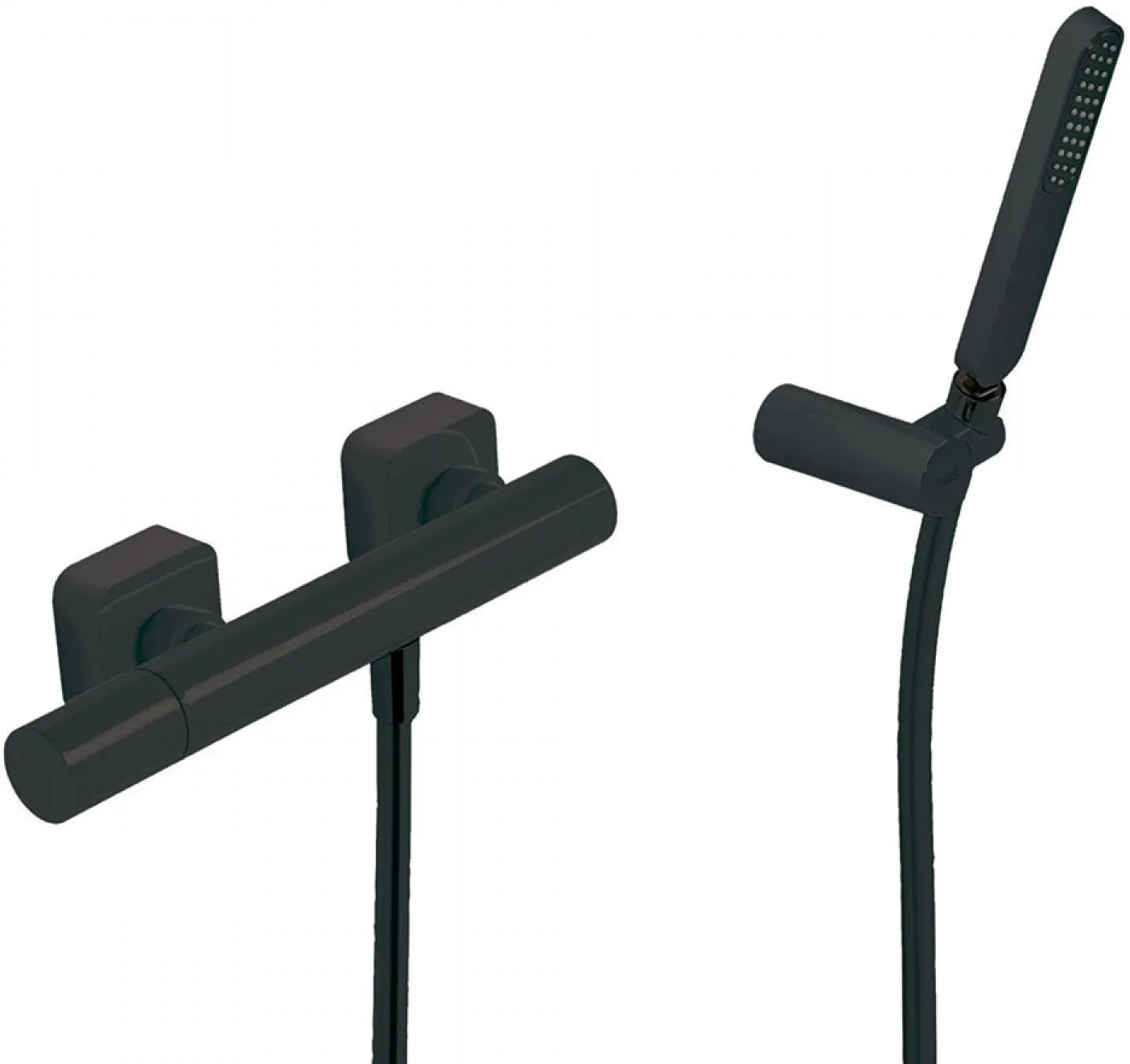 Набор: Смесители для душа и душевым набором  Loft Tres 20016701NM