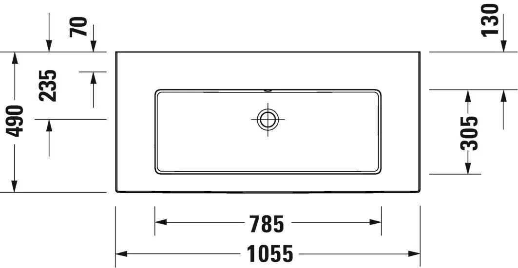 Умывальник Duravit White Tulip 2363100060