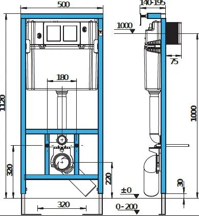 Інсталяція для унітазу Jika Modul