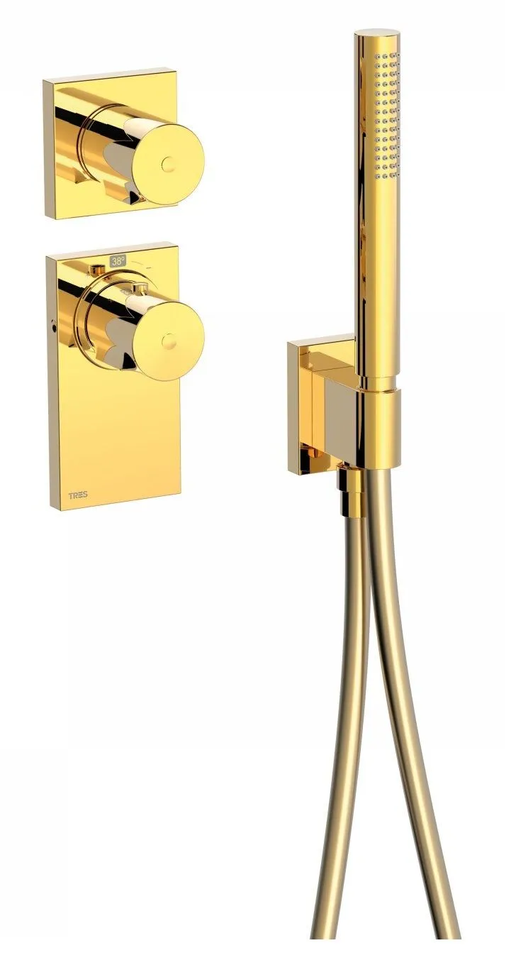 Термостат для душа і душовою набір Tres Block System 20635291OR