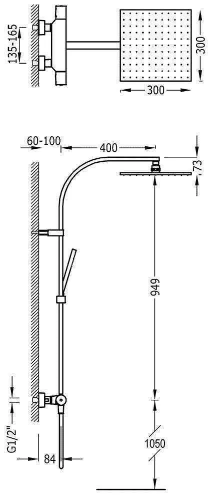 Душова система Tres Project 21139501AC
