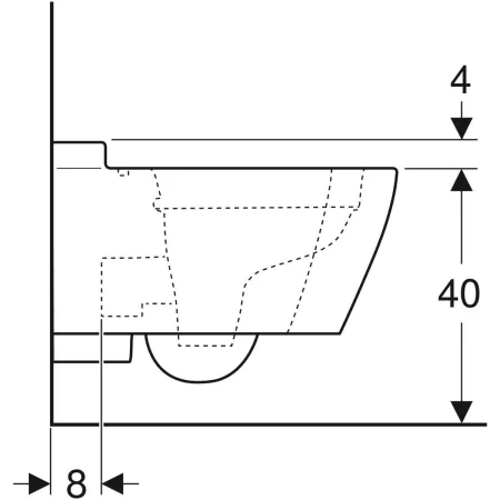 Унитаз подвесной Geberit myDay