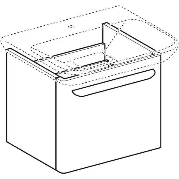 Шкафчик под умывальник Geberit myDay Y824061000