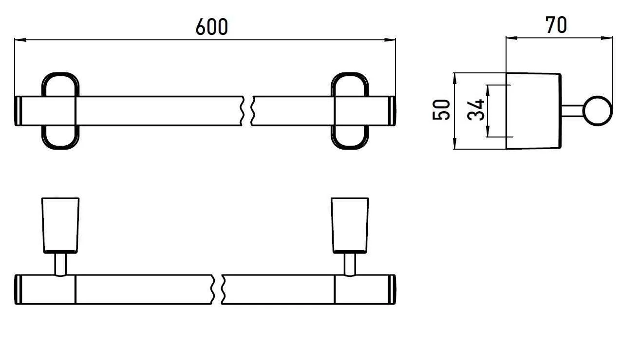 Рушникотримач Emco Logo 2 3060 001 61