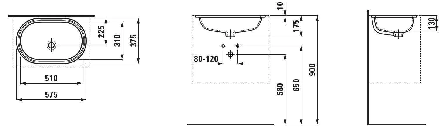 Умивальник Laufen Savoy
