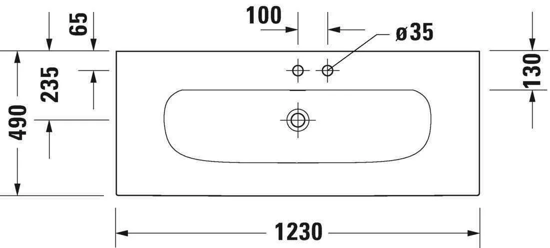 Умивальник Duravit Viu 2344120058