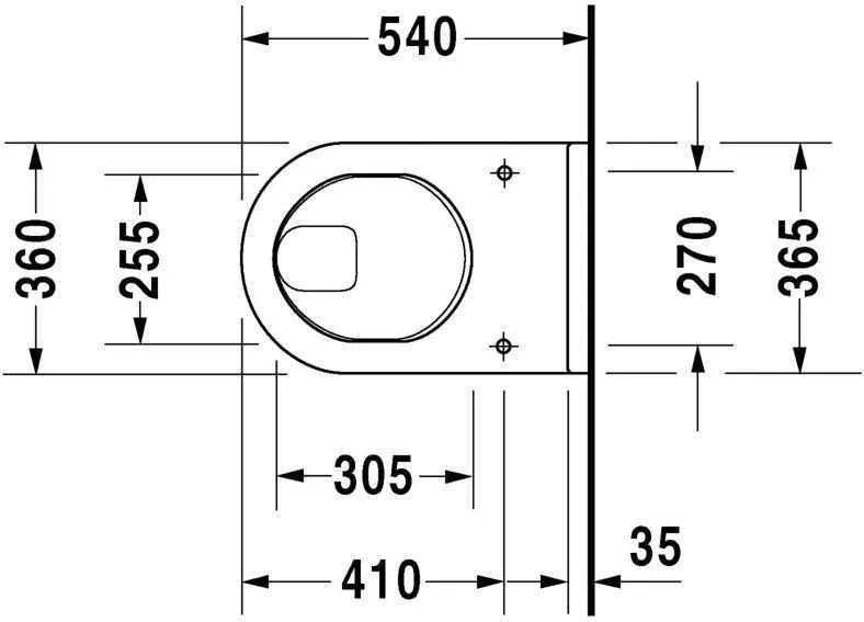 Унітаз підвісний Starck 3 2201090000