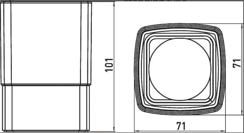 Стакан для зубних щіток Loft Emco 0520 001 01