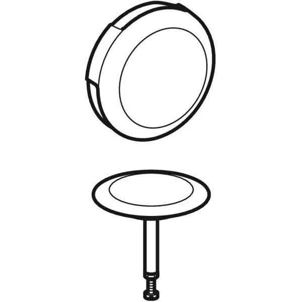 Декоративний комплект Geberit для зливу-переливу 150.221.21.1