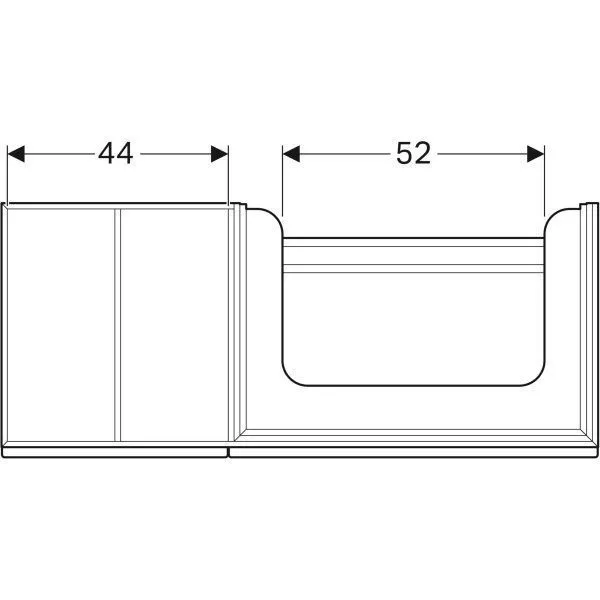 Тумба для умывальника Geberit CITTERIO 500.563.JJ.1