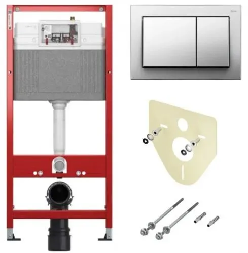 Інсталяція для унітазу TECEbase 9400406 (з квадратной кнопкою змиву)