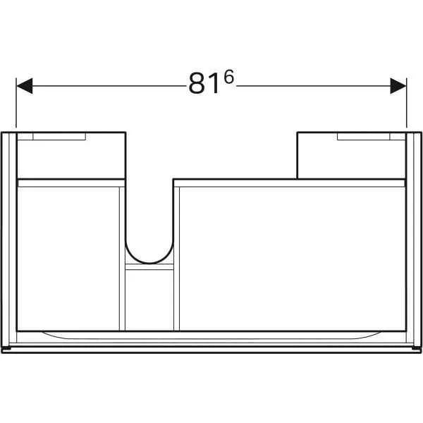Висувний ящик Geberit XENO 500.513.43.1