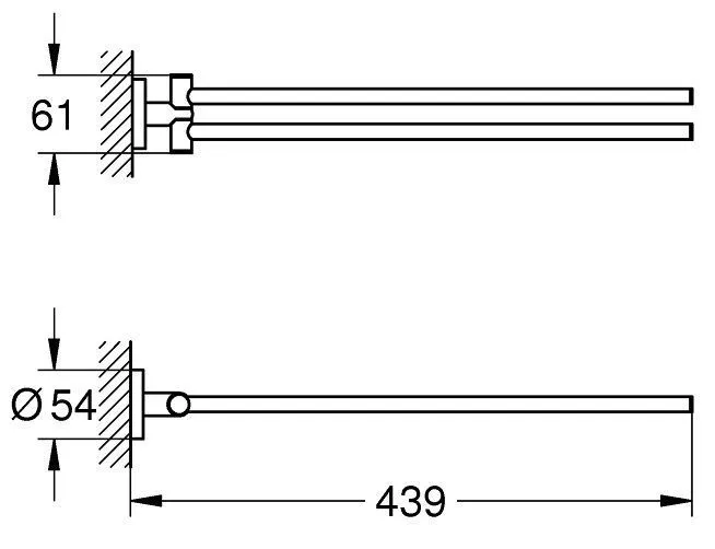 Полотенцедержатели Grohe Essentials 40371AL1