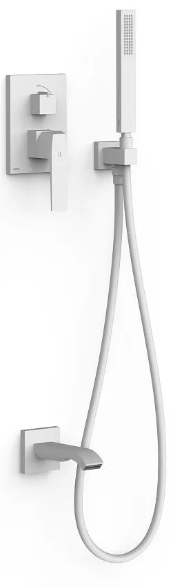 Набор: Смеситель для ванны с душевым набором Tres 20228007BM