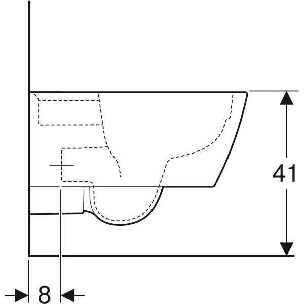 Унитаз подвесной Geberit iCon 201950000