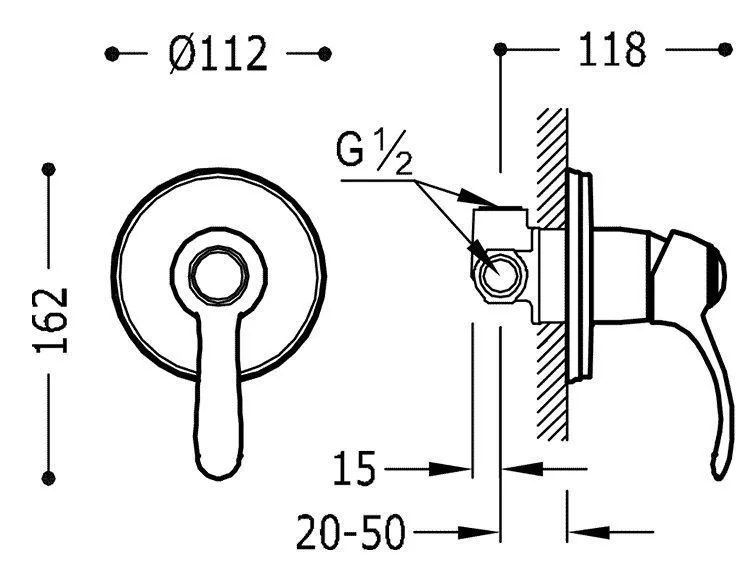 Смеситель для ванны и душа Clasic 24217701LM