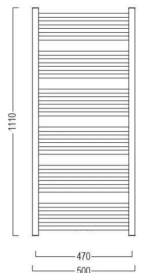 Рушникосушка Instal Projekt Stick STI-50/110C01+HOTS-03C2
