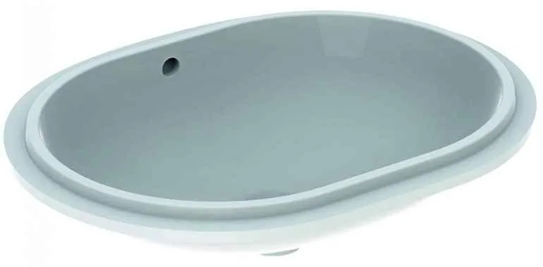 Variform умивальник 55х40 см під стільницю, без отв під змішувач, з переливом