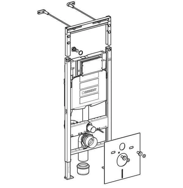 Інсталяція для унітазу Geberit Duofix Sigma 111.362.00.5