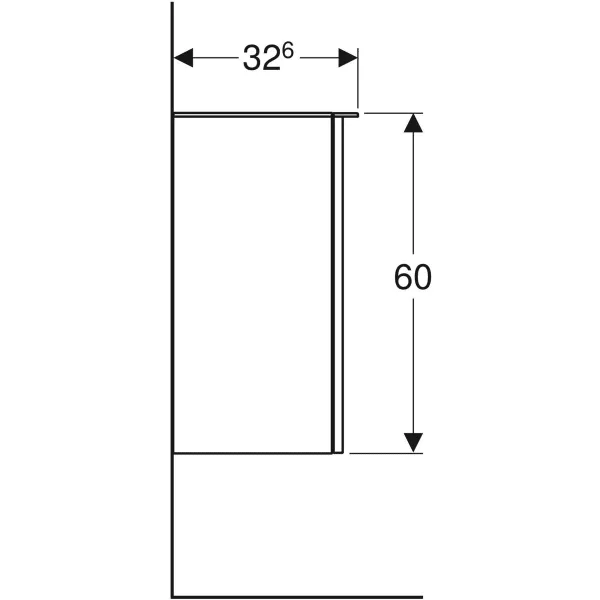Шкафчик Geberit Smyle Square 500.359.JL.1