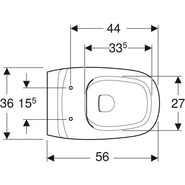 Унитаз подвесной Geberit CITTERIO
