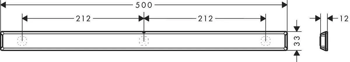 Стіновий кронштейн Hansgrohe WallStoris 27902700