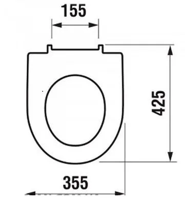 Крышка сиденье Jika Lyra