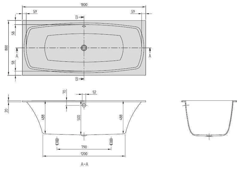 Ванна Villeroy&Boch My Art UBQ180MYA2V-96