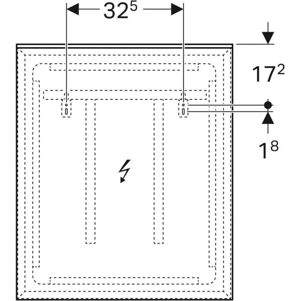 Зеркало с подсветкой Geberit Xeno² 500.521.00.1