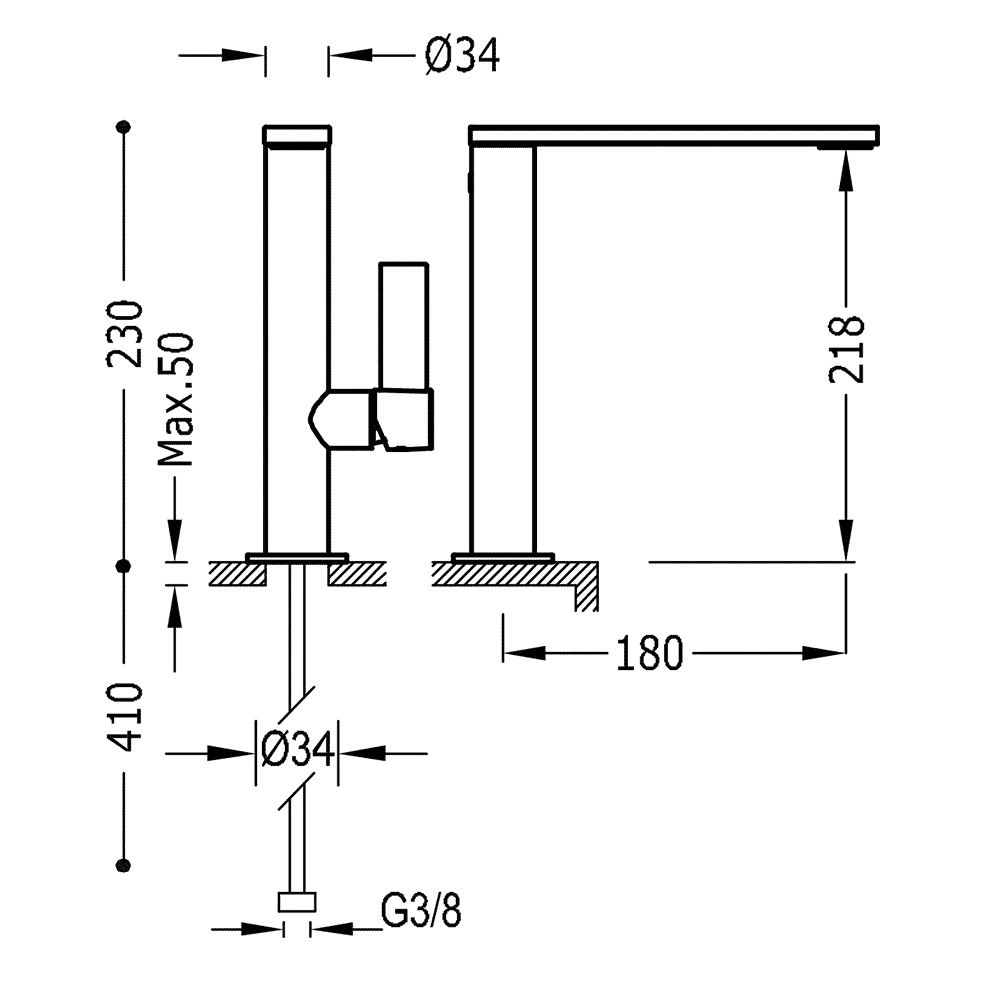 Змішувачі для раковини Tres Project 21130501