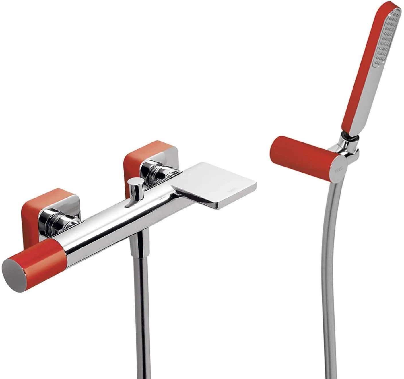 Набор: Смесители для ванны и душевым набором  Loft Tres 20017001RO