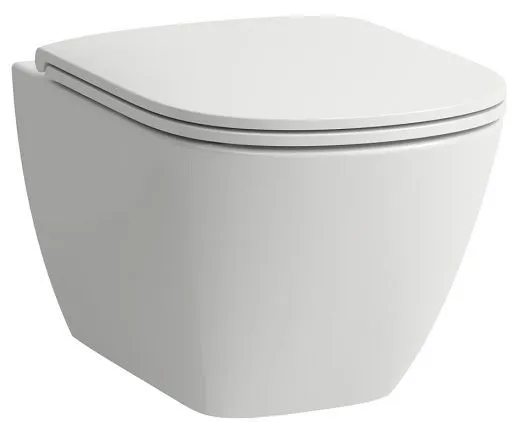 Lua Унитаз подвесной 52*36 см, безободковый, с крышкою Soft Close