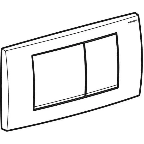 Кнопка змиву води Geberit Twinline 30 115.899.KH.1