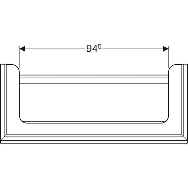 Тумба для умивальника Geberit CITTERIO 500.556.JI.1 500.566.JJ.1