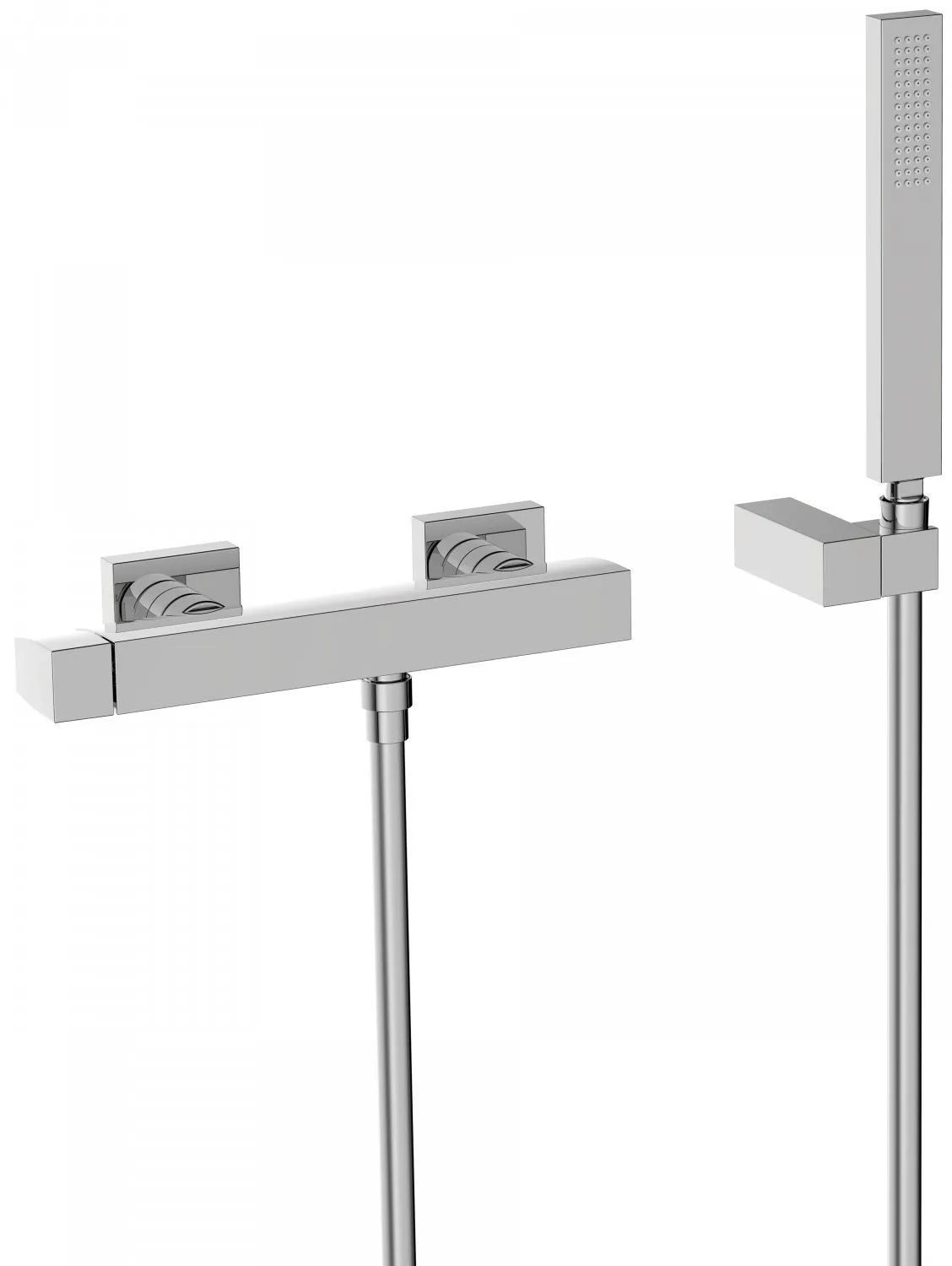 Наборы: смеситель для душа с душевым набором Tres Slim 20216701