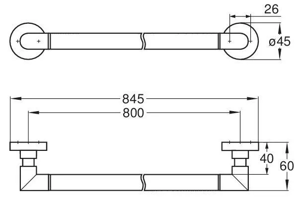 Полотенцедержатель Emco Eposa 0860 001 80