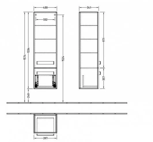 Пенал Villeroy & Boch UP2U