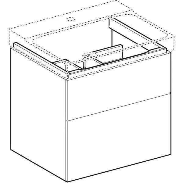Тумба для умивальника Geberit XENO121 500.506.43.1