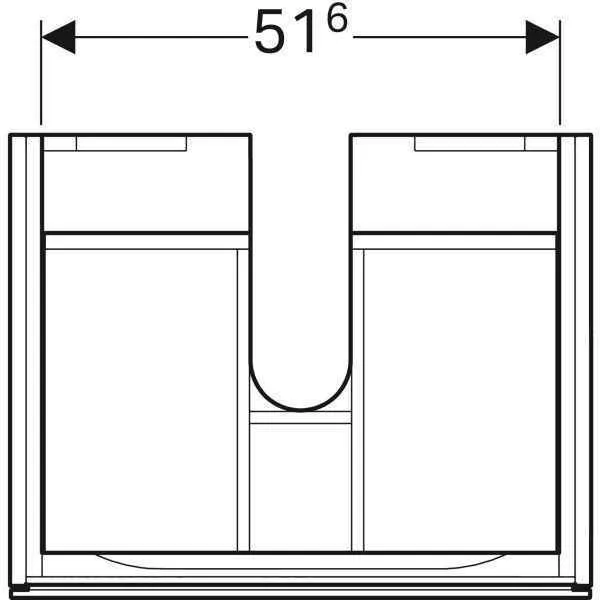 Висувний ящик Geberit XENO 500.505.43.1