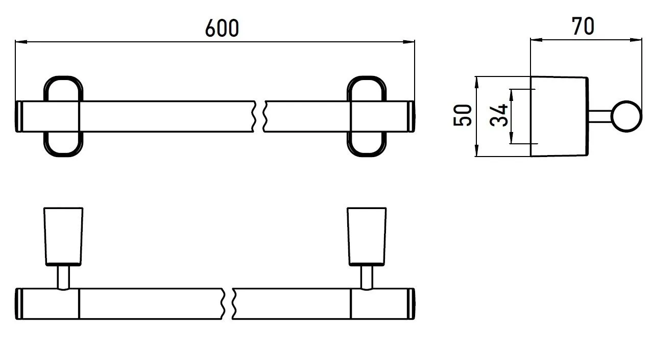 Полотенцедержатель Emco Logo 2 3060 001 61