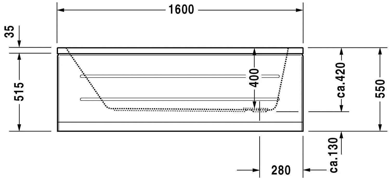 Ванна Duravit D-Code 700096000000000