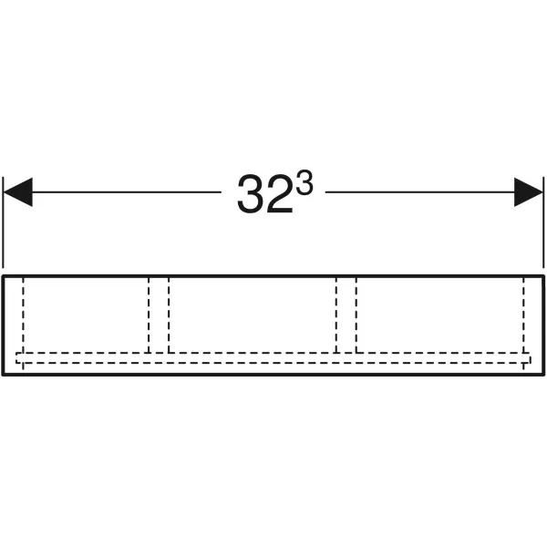 Перегородка для висувного ящика Geberit 500.677.00.1