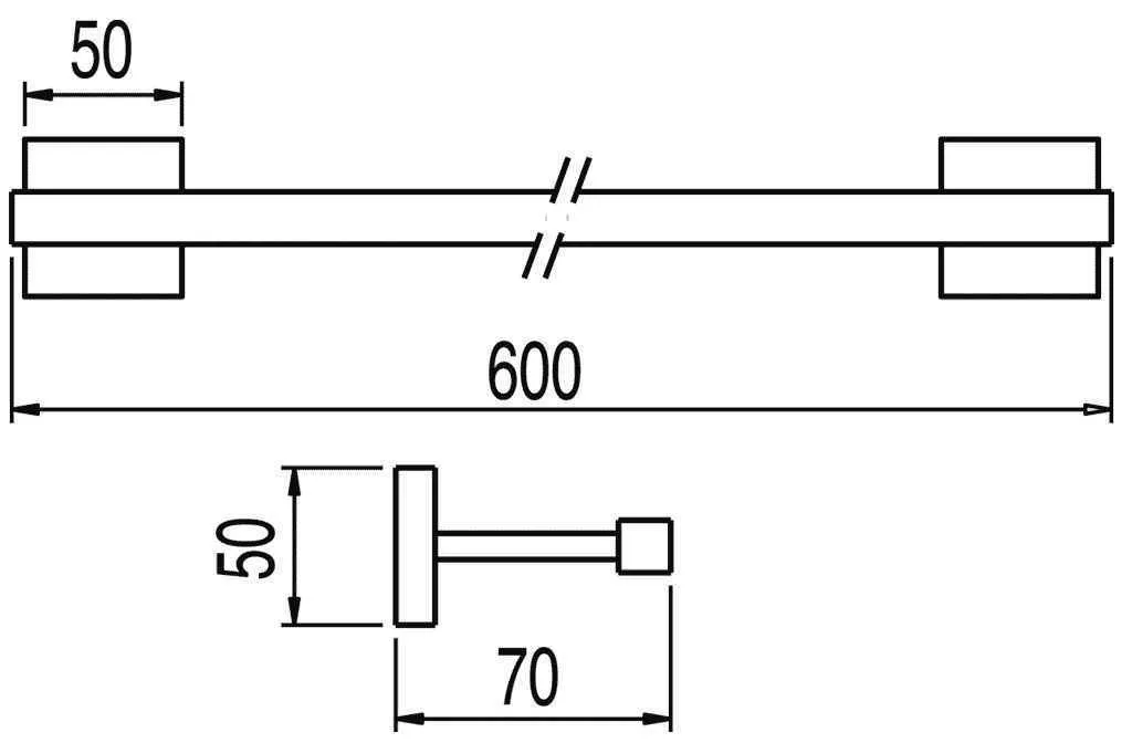 Рушникотримач Tres Cuadro 10763603OM